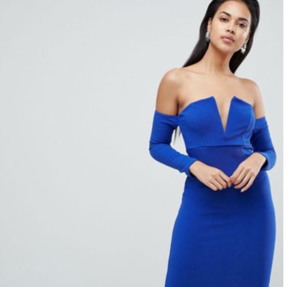 BLUE PARTY DRESS